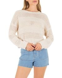 Hurley - Simple Times Cotton Sweater - Lyst