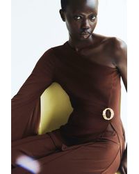 H&M - Draped One-Shoulder Top - Lyst