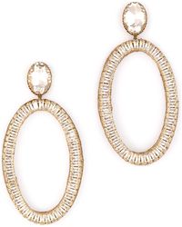 Deepa Gurnani - Eaton Crystal Embellished Drop Earrings - Lyst