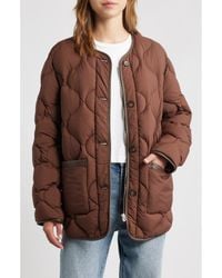 Rag & Bone - Tatiana Down & Feather Fill Quilted Jacket - Lyst