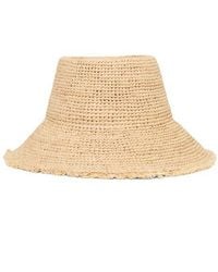 LSPACE - Paco Embellished Paper Raffia Bucket Hat - Lyst
