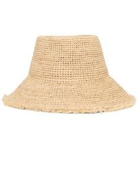 LSPACE - Paco Embellished Paper Raffia Bucket Hat - Lyst