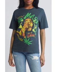 Daydreamer - Bob Marley Is This Love Cotton Graphic T-shirt - Lyst