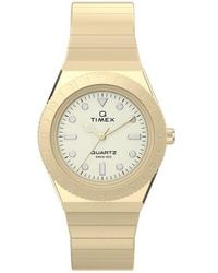 Timex - Q Mini 30Mm Stainless Steel Expansion Band Watch - Lyst