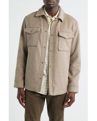 Nordstrom - Wool Blend Shirt Jacket - Lyst