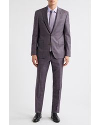 Jack Victor - Esprit Regular Fit Plaid Super 120S Wool Suit - Lyst