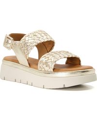 Dune - Lorris Slingback Platform Sandal - Lyst