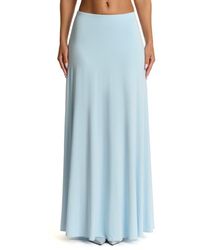 Naked Wardrobe - Smooth Flare Maxi Skirt - Lyst
