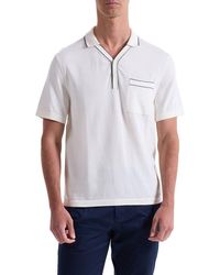 Bugatchi - Tipped Cotton & Silk Pocket Polo Sweater - Lyst