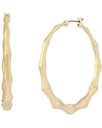 AllSaints - Medium Angular Hoop Earrings - Lyst