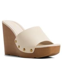 ALDO - Grounded Platform Wedge Sandal - Lyst