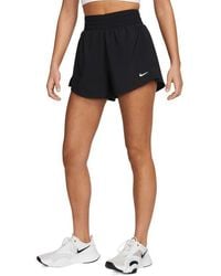 Nike - One Dri-Fit High-Waisted 3-Inch 2-In-1 Shorts - Lyst