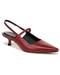 Vince - Venice Slingback Pointed Toe Kitten Heel Pump - Lyst
