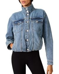 Steve Madden - Allyson Cotton Denim Jacket - Lyst