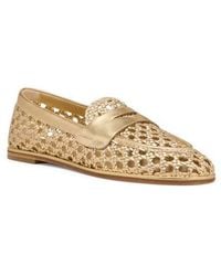 Stuart Weitzman - Spencer Woven Loafer - Lyst