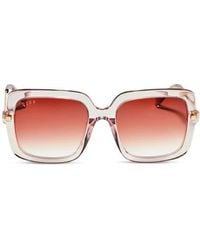 DIFF - Sandra 54Mm Gradient Square Sunglasses - Lyst