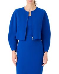 Akris - Harriet Crop Wool Blend Zip Jacket - Lyst