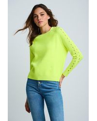 Lisa Todd - Neon Lights Cotton Sweater - Lyst