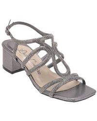 Lady Couture - Rhinestone Block Heel Dressy Sandal - Lyst