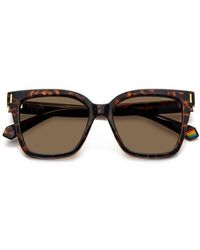Polaroid - 54Mm Polarized Cat Eye Sunglasses - Lyst