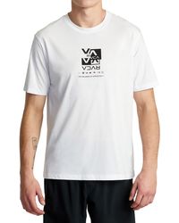 RVCA - Splitter Stacks Performance Graphic T-shirt - Lyst