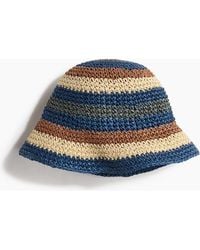 H&M - Straw Bucket Hat - Lyst