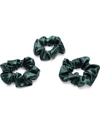 BLISSY - 3-Pack Silk Scrunchies - Lyst