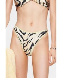 Lioness - Bella Print High Cut Cheeky Bikini Briefs - Lyst