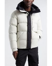 Moncler - Madeira Colorblock Hooded Short Down Puffer Jacket - Lyst