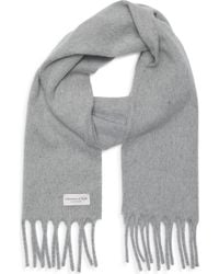 Johnstons of Elgin - Mull Wool Fringe Scarf - Lyst