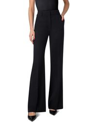Akris - Florine Wide Leg Wool Blend Pants - Lyst