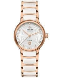 Rado - Centrix Automatic Diamond Bracelet Watch, 30.5Mm - Lyst
