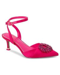 Kenneth Cole - Umi Starburst Ankle Strap Pointed Toe Pump - Lyst