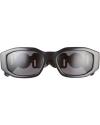 Versace - 53mm Rectangular Sunglasses - Lyst