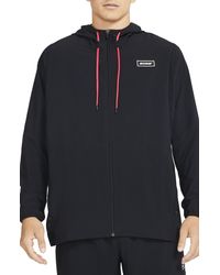supreme nike hooded sport jacket purple