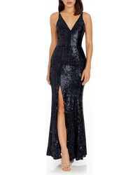 Dress the Population - Iris Sequin Gown - Lyst