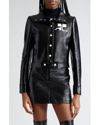 Courreges - Re-Edition Vinyl Jacket - Lyst