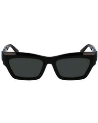 Longchamp - Medallion 53Mm Modified Rectangular Sunglasses - Lyst