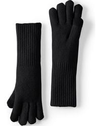 Lands' End - Cashtouch Knit Gloves - Lyst