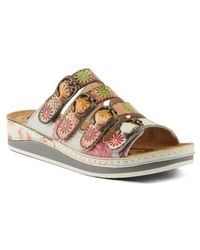Spring Step - Bellini Platform Wedge Slide Sandal - Lyst