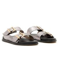 AllSaints - Magda Two Strap Stud Sandal - Lyst