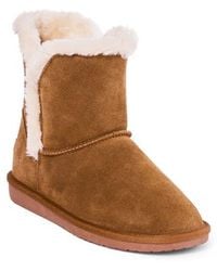 Minnetonka - Milltown Water Resistant Faux Fur Bootie - Lyst