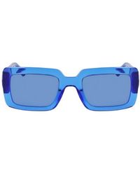 Longchamp - 53Mm Rectangular Sunglasses - Lyst