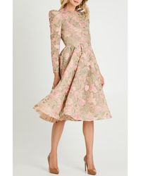 HELSI - Anastasia Sequin Floral Fit & Flare Cocktail Dress - Lyst