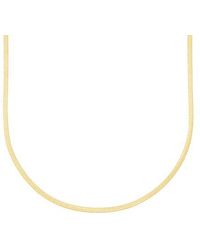 Electric Picks - Python 18Kt Filled Herringbone Necklace - Lyst