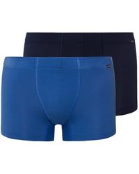 Hanro - Cotton Essentials 2-Pack Cotton Boxer Briefs With Covered Waistband - Lyst