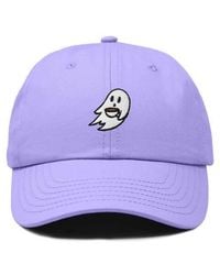 Alix - Coffee Ghost Embroidered Hat - Lyst