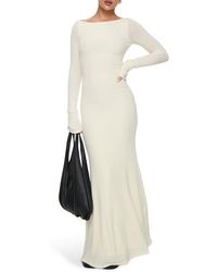 knee length dresses for ladies Nellie Maxi Dress | Black Polka Dot | Womens