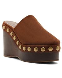 SCHUTZ SHOES - Sierra Platform Wedge Mule - Lyst