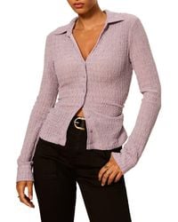 Sanctuary - Juno Textured Button-Up Top - Lyst